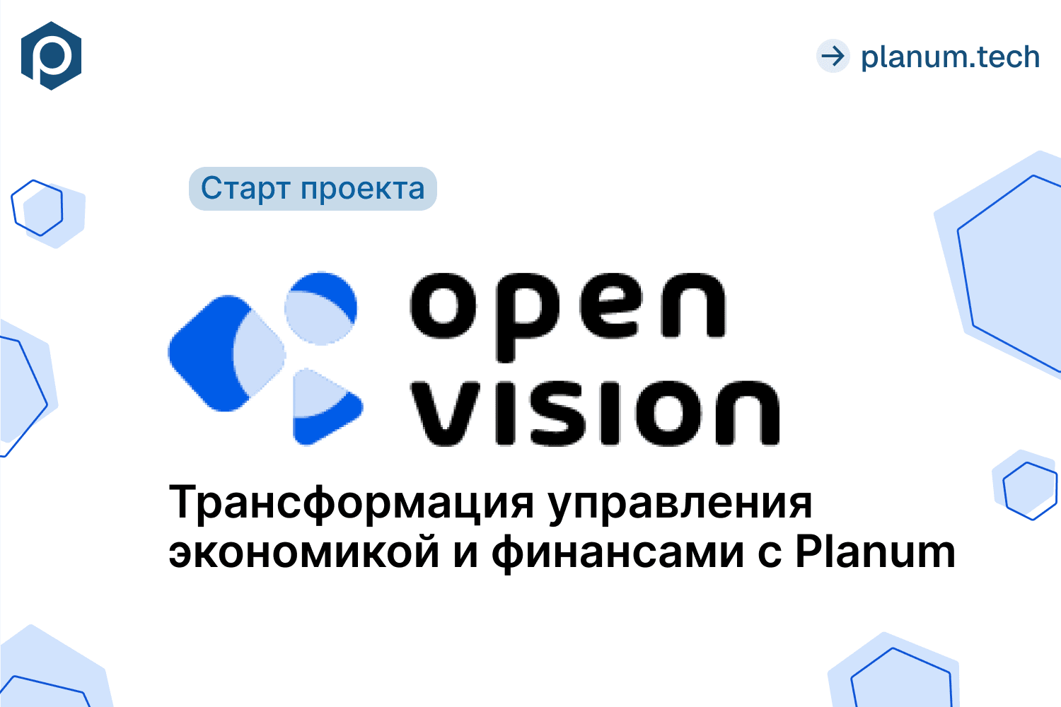 Анонс проекта автоматизации бюджетирования Open Vision 